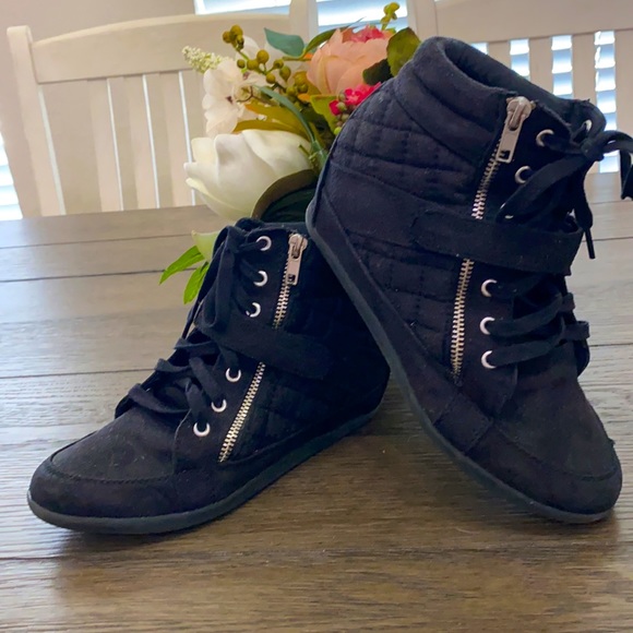 Girls justice black boots size 7 - Picture 9 of 9